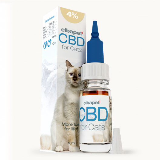 Olio di CBD al 4% Per Gatti